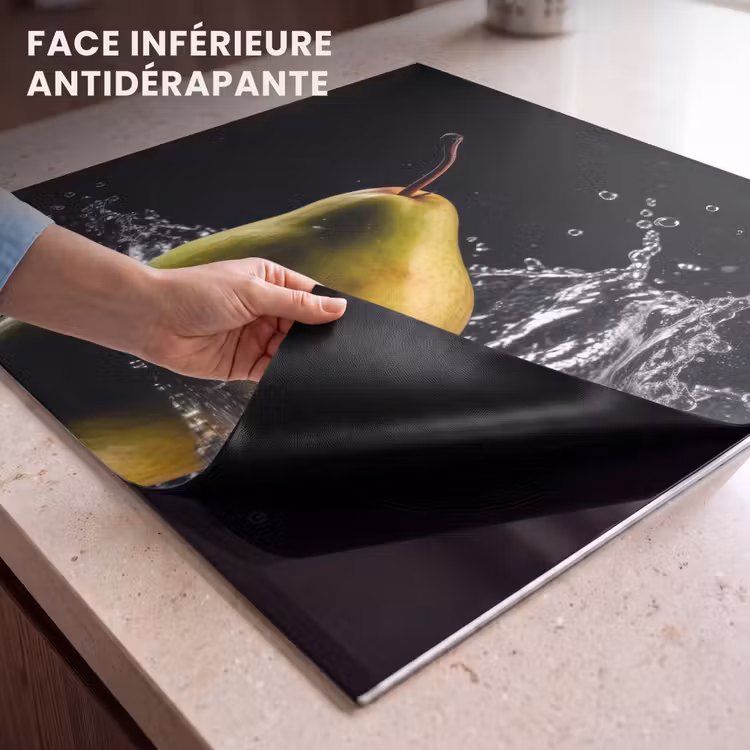 Protection plaque induction - Poire - Fruit - Eau - Noir — 7