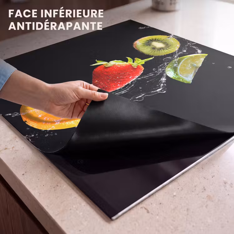 Protection plaque induction - Danse des gouttes de fruits — 7