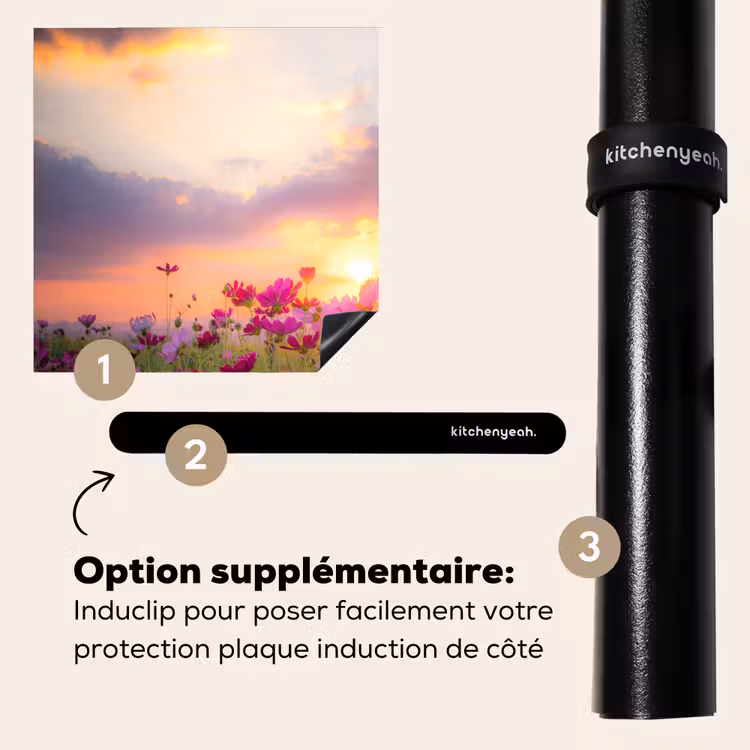 Protection plaque induction - Cosmos au coucher du soleil — 8
