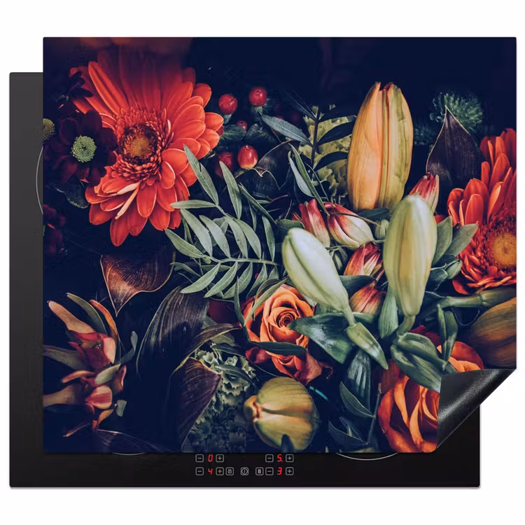 Protection plaque induction - Beauté florale automnale — 1