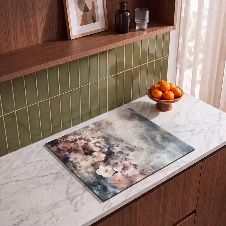 Protection plaque induction - Brouillard de fleurs — 4