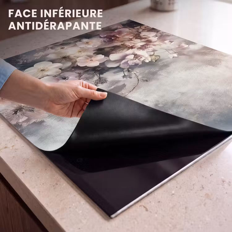 Protection plaque induction - Brouillard de fleurs — 7