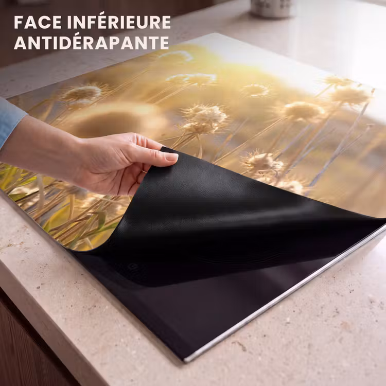 Protection plaque induction - Fleurs des champs au soleil — 7