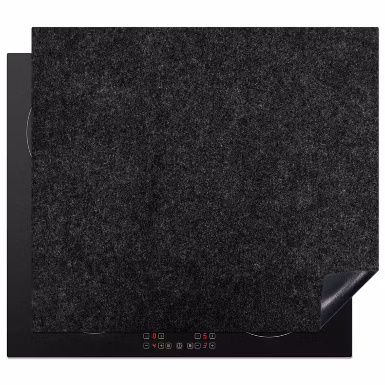 Protection plaque induction - Texture du granit de nuit — 1