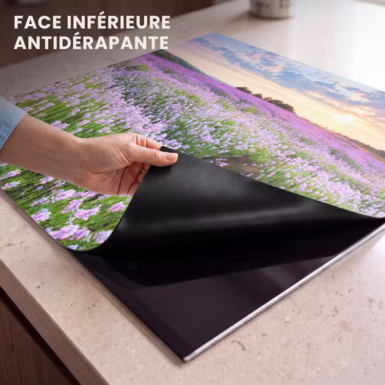 Protection plaque induction - Lavender Dream au coucher du soleil — 7