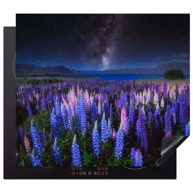 Protection plaque induction - Lumière des étoiles sur le champ de Lupin — 1