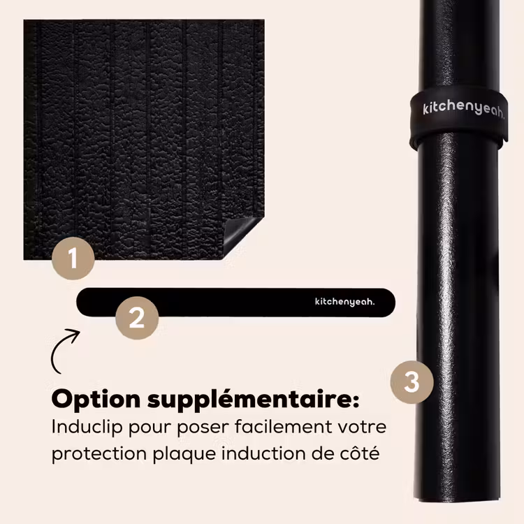 Protection plaque induction - Bois noir vieilli — 8