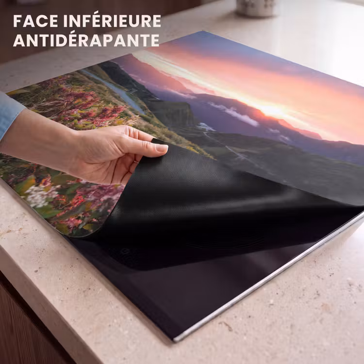 Protection plaque induction - Lueur alpine et fleurs sauvages — 7