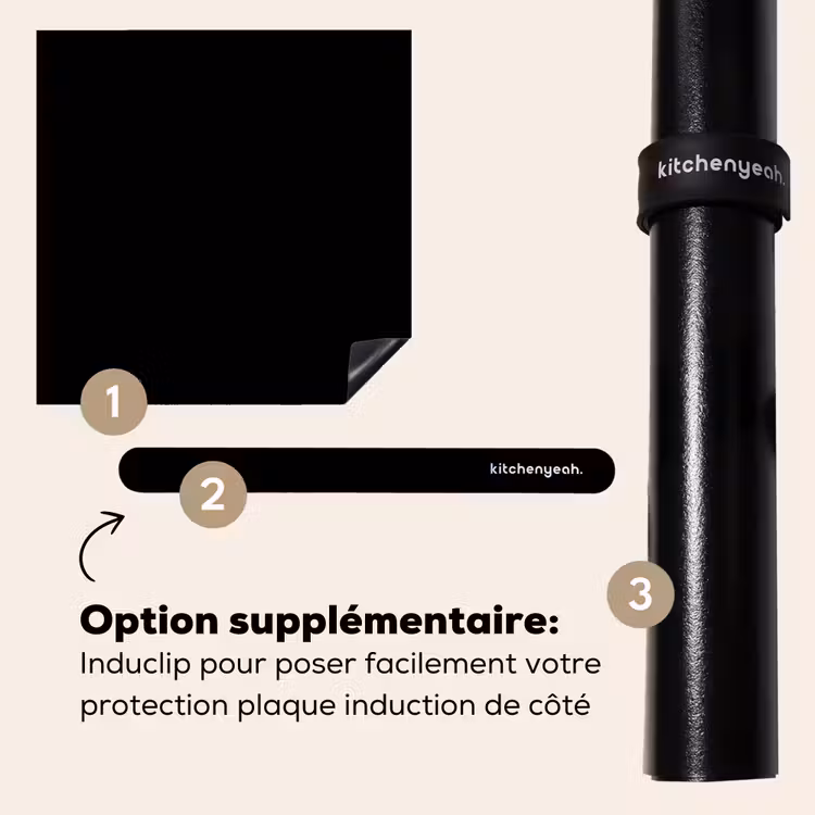 Protection plaque induction - Noir uni — 8
