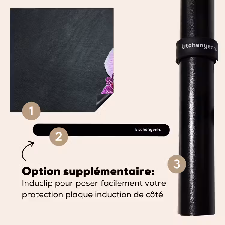 Protection plaque induction - Arrangement d'orchidées contrastées — 8