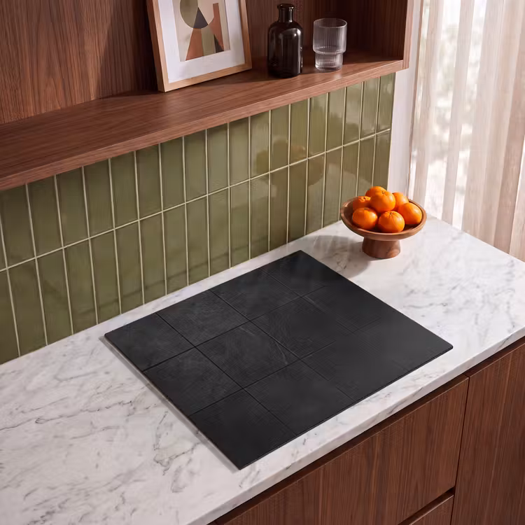 Protection plaque induction - Noir - Carreaux — 4