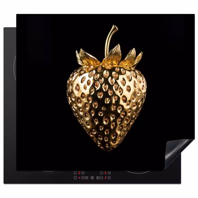 Protection plaque induction - Fraise - Or - Noir - Chrome — 1