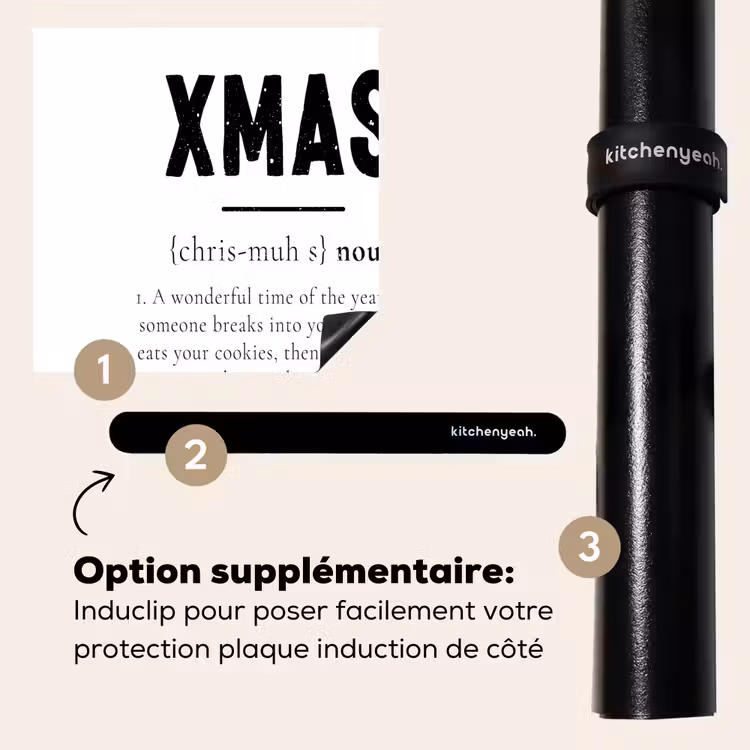 Protection plaque induction - Noël - Blanc - Xmas - Citations - Vacances — 8