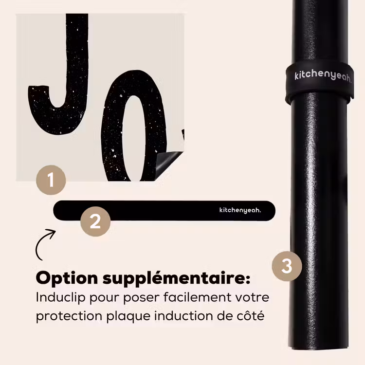 Protection plaque induction - Noël - Citation - Joie - Noir - Vacances — 8