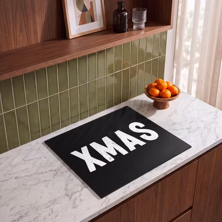 Protection plaque induction - Noël - Citations - Xmas - Noir - Vacances — 4