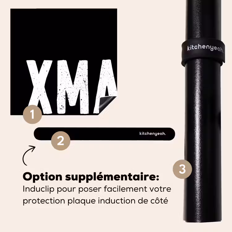 Protection plaque induction - Noël - Citations - Xmas - Noir - Vacances — 8