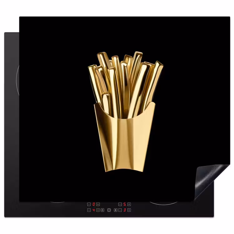 Protection plaque induction - Frites - Or - Chrome - Alimentation — 1