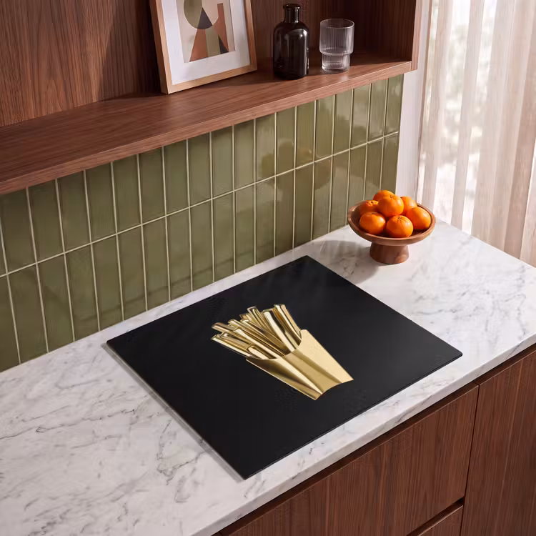 Protection plaque induction - Frites - Or - Chrome - Alimentation — 4