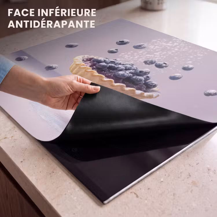 Protection plaque induction - Alimentation - Gâteau - Baies - Bleu — 7