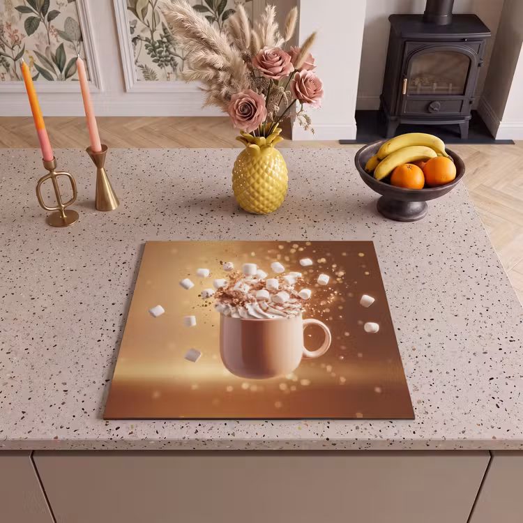Protection plaque induction - Chocolat - Boisson - Chaud - Marron — 3