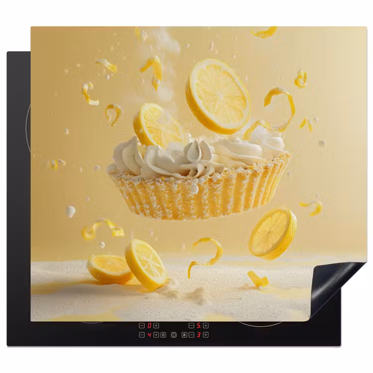 Protection plaque induction - Citron - Gâteau - Alimentaire - Jaune — 1