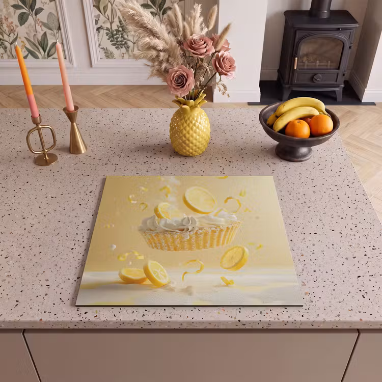 Protection plaque induction - Citron - Gâteau - Alimentaire - Jaune — 3