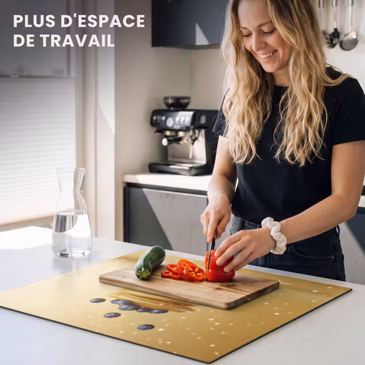 Protection plaque induction - Crêpes - Aliments - Miel - Jaune — 5