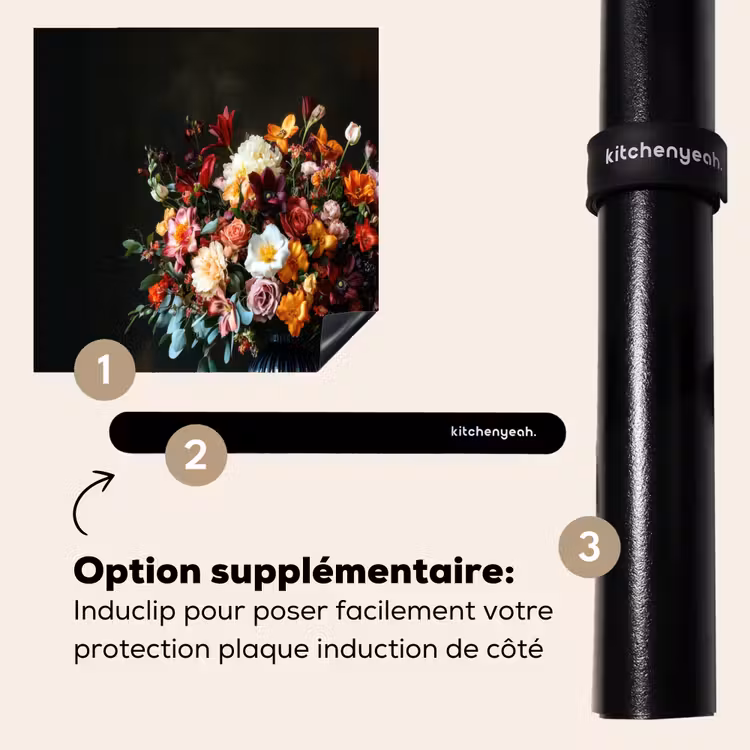 Protection plaque induction - Grand - Fleurs - Vase - Bouquet — 8