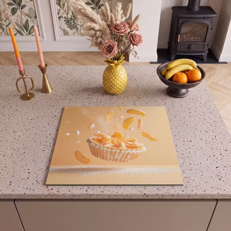 Protection plaque induction - Pêche - Aliments - Gâteau - Orange — 3
