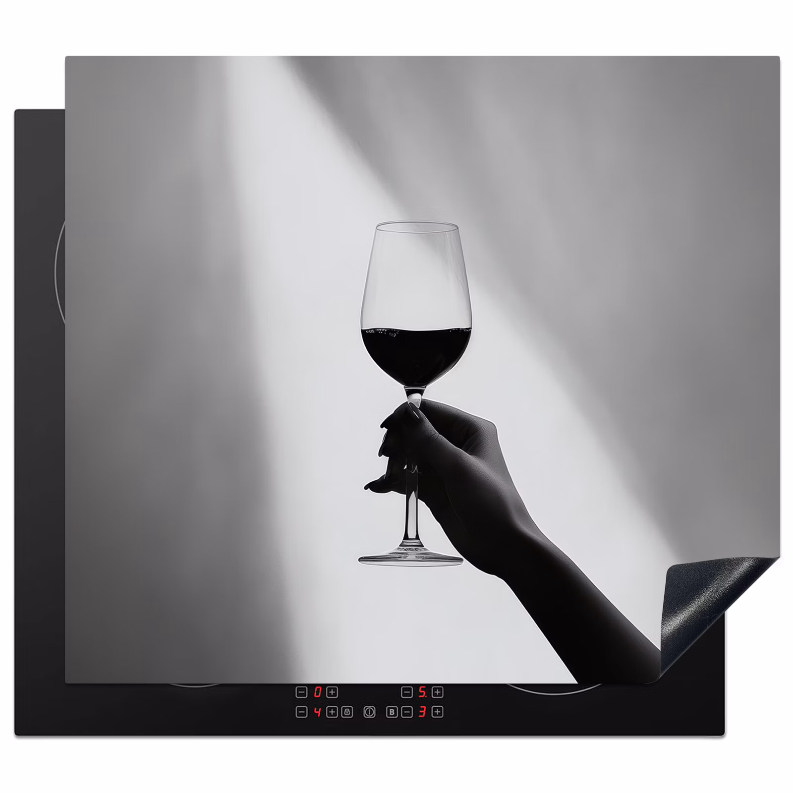 Protection plaque induction - Léger - Vin - Rouge - Verre — 1
