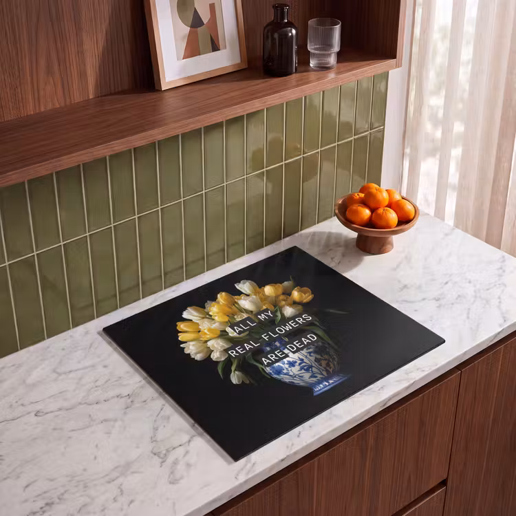 Protection plaque induction - Citations - Fleur - Tulipe - Jaune — 4