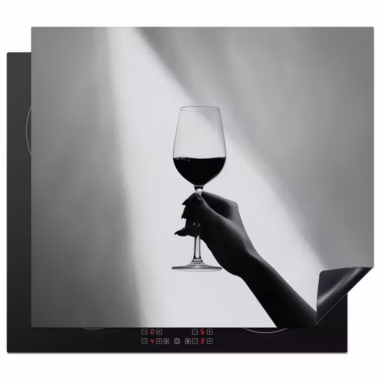 Protection plaque induction - Léger - Vin - Rouge - Verre — 1