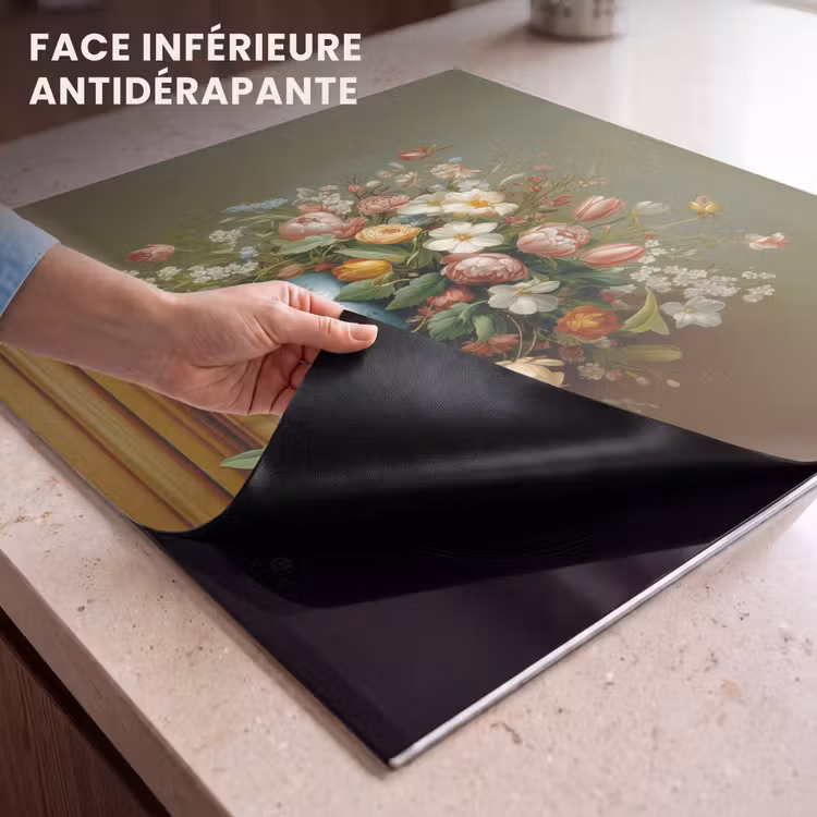 Protection plaque induction - Vase - Pastel - Couleurs - Fleurs — 7