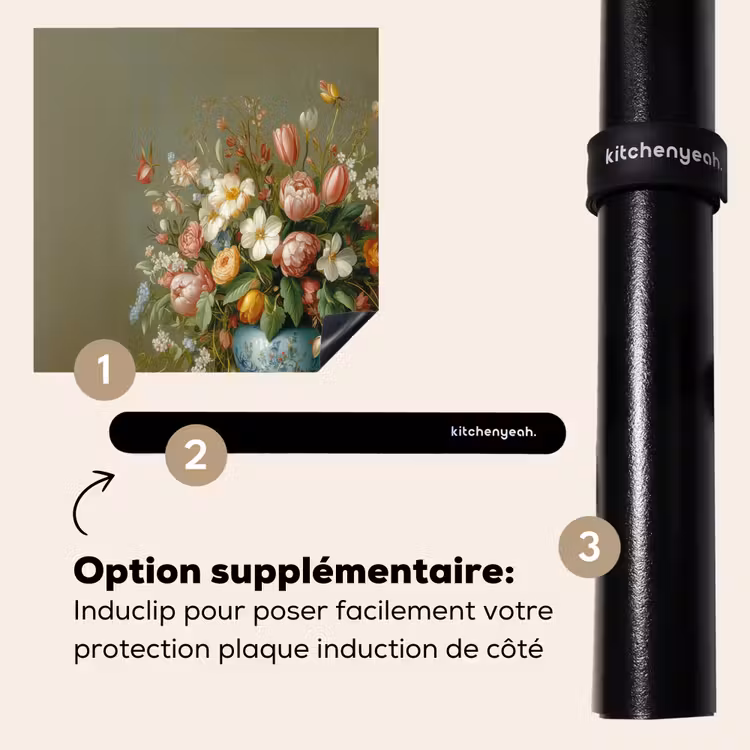 Protection plaque induction - Vase - Pastel - Couleurs - Fleurs — 8