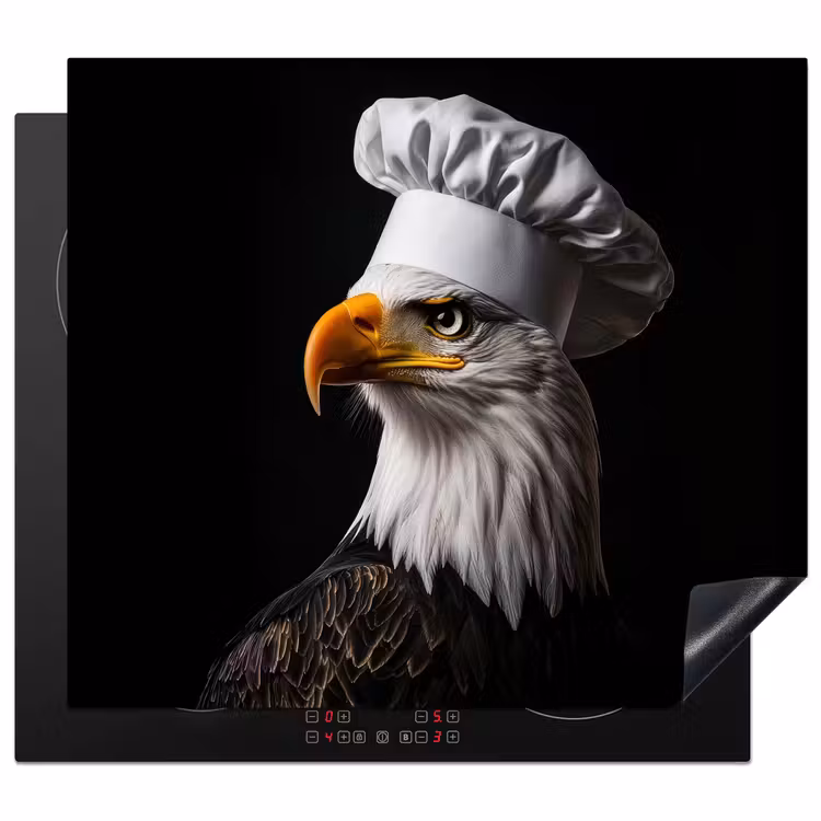 Protection plaque induction - Aigle - Amérique - Toque - Oiseau - Imposant — 1