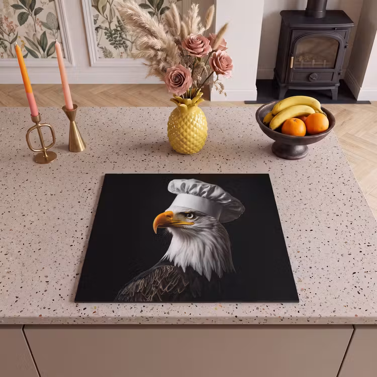 Protection plaque induction - Aigle - Amérique - Toque - Oiseau - Imposant — 3