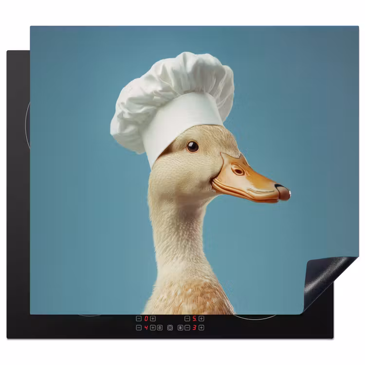 Protection plaque induction - Canard - Toque - Mignon - Oiseau — 1