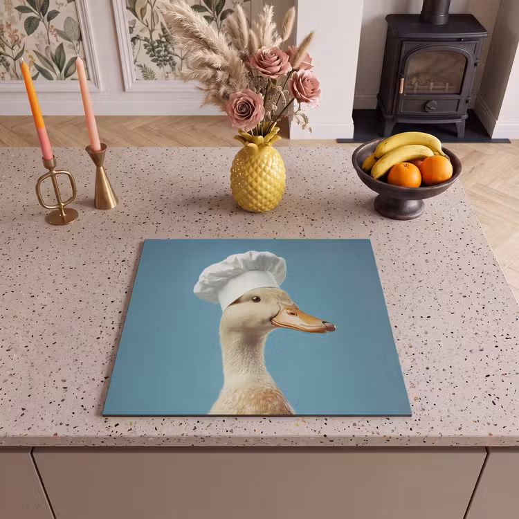 Protection plaque induction - Canard - Toque - Mignon - Oiseau — 3