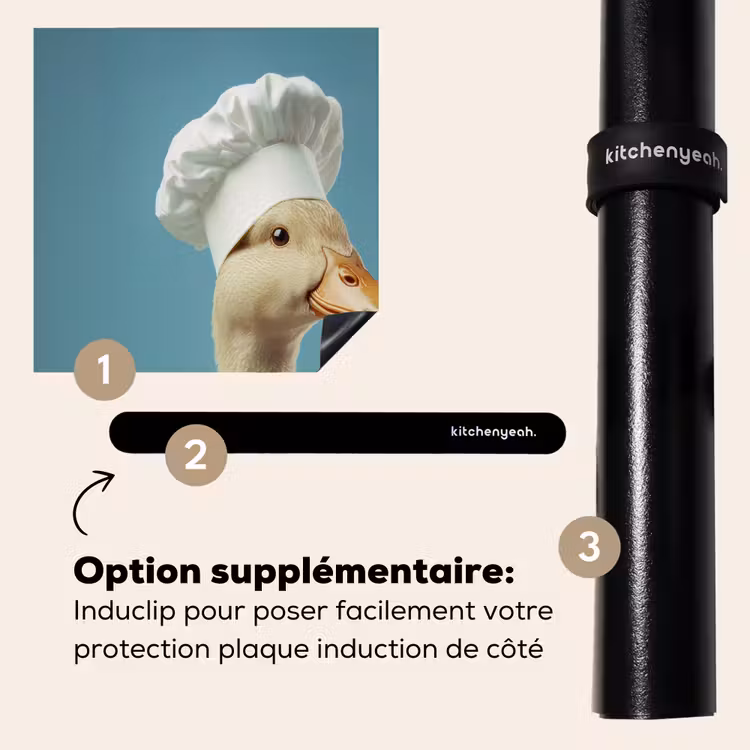 Protection plaque induction - Canard - Toque - Mignon - Oiseau — 8