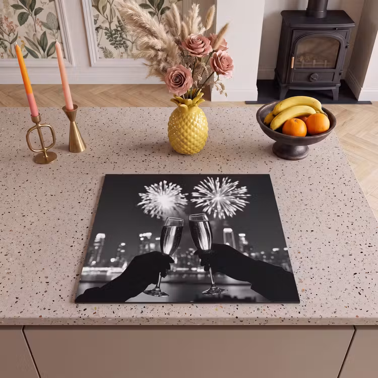 Protection plaque induction - Feux d'artifice - Cheers - Skyline - Champagne — 3