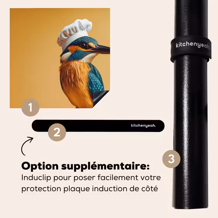 Protection plaque induction - Martin-pêcheur - Colonne - Toque - Oiseau — 8