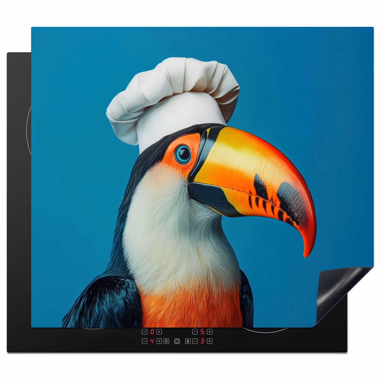 Protection plaque induction - Toucan - Perroquet - Oiseau - Toque — 1
