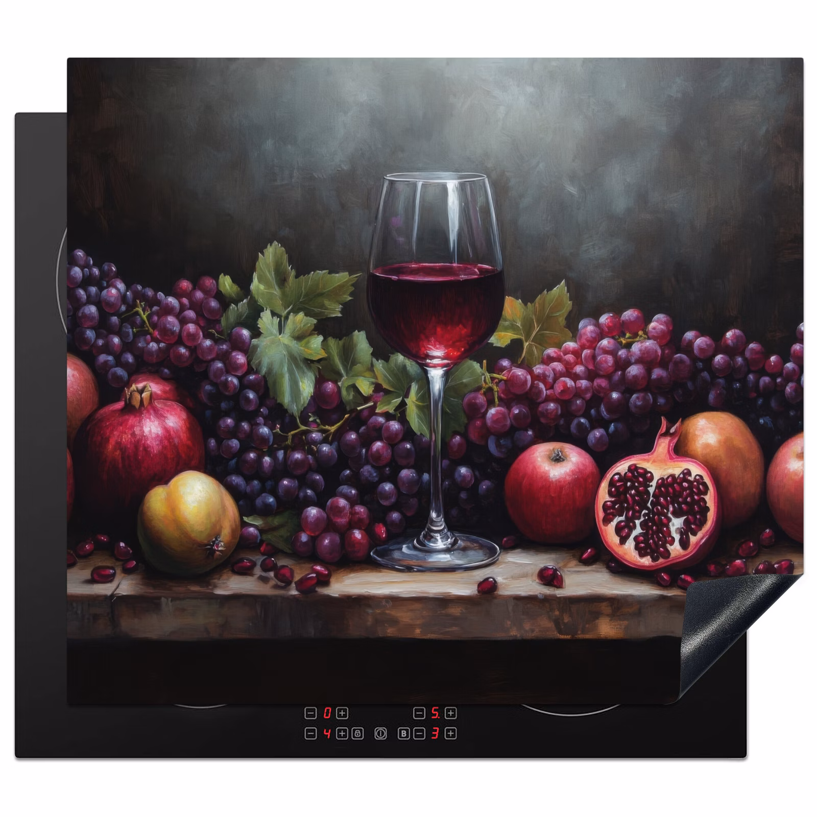 Protection plaque induction - Vin - Fruits - Nature morte — 1