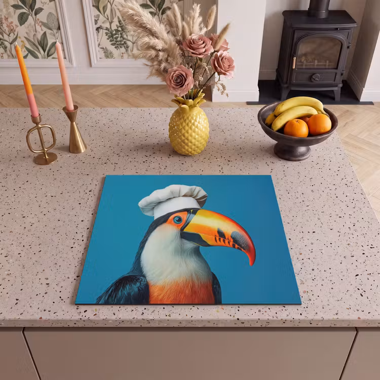 Protection plaque induction - Toucan - Perroquet - Oiseau - Toque — 3