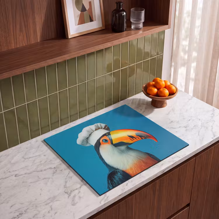 Protection plaque induction - Toucan - Perroquet - Oiseau - Toque — 4