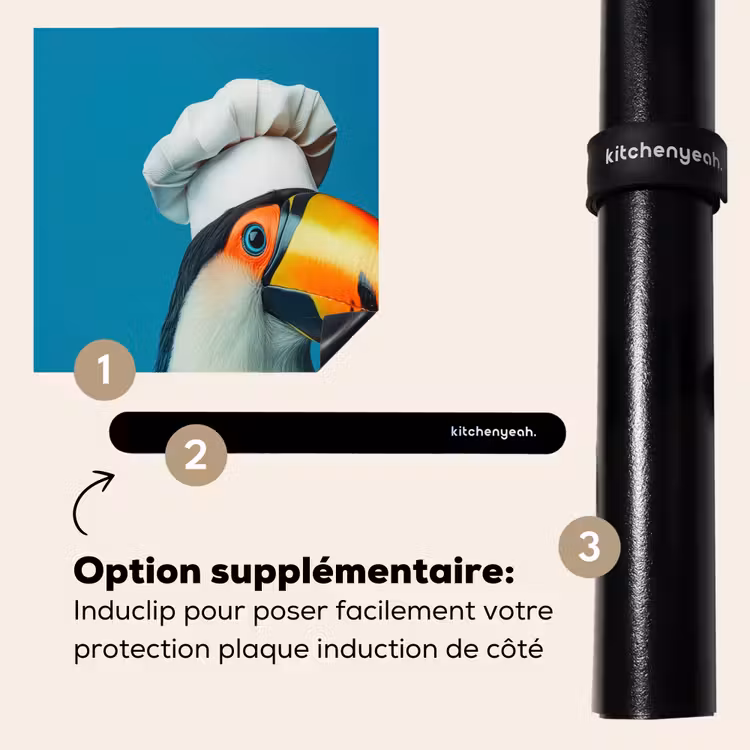 Protection plaque induction - Toucan - Perroquet - Oiseau - Toque — 8