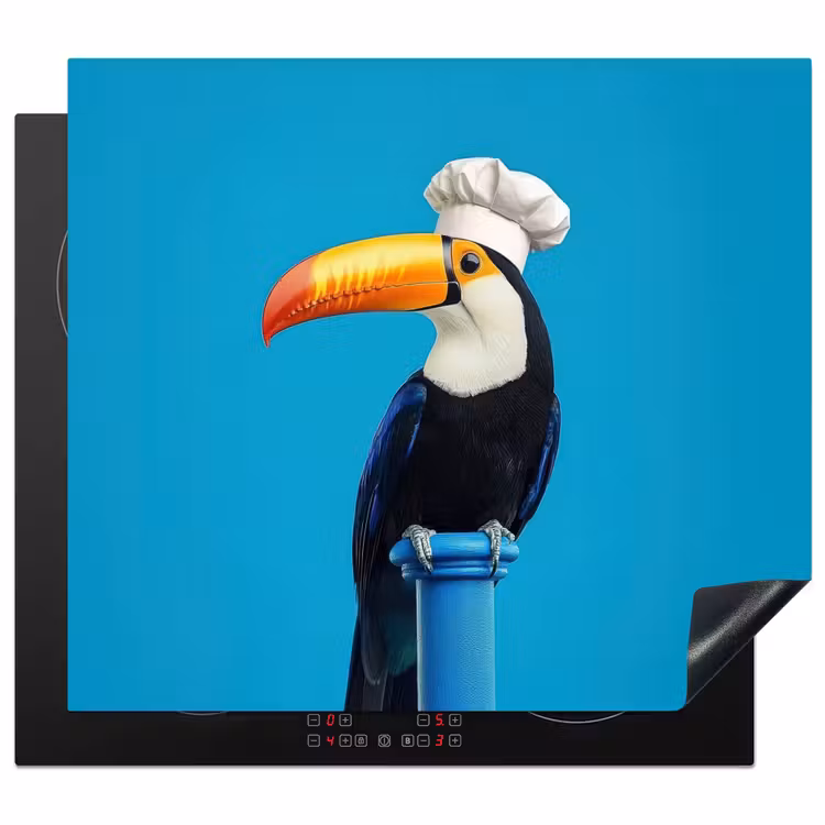 Protection plaque induction - Toucan - Socle - Oiseau - Toque — 1