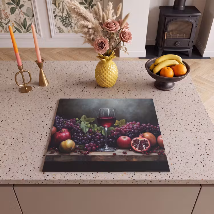 Protection plaque induction - Vin - Fruits - Nature morte — 3