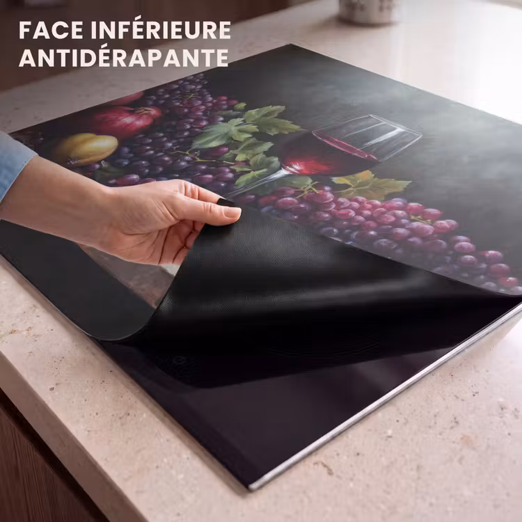 Protection plaque induction - Vin - Fruits - Nature morte — 7