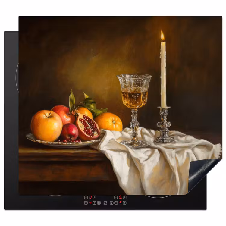 Protection plaque induction - Fruit - Nature morte - Vin - Bougie — 1